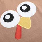 Brown Turkey Face T-Shirt - Lil Cactus