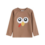Brown Turkey Face T-Shirt - Lil Cactus
