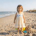 Buttercream Yellow Whale Smocked Dress - Lil Cactus