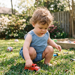 Classic Blue Denim Style Baby Bubble Romper - Lil Cactus
