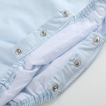 Classic Light Blue Bubble Romper - Lil Cactus