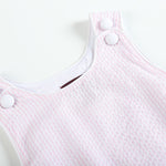 Classic Pink Seersucker Bubble Romper - Lil Cactus
