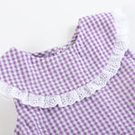 Collared Bubble Romper - Lil Cactus