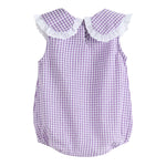 Collared Bubble Romper - Lil Cactus
