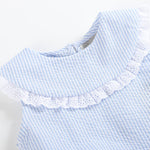 Collared Bubble Romper - Lil Cactus