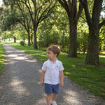 Dark Blue Boys Pocket Short - Lil Cactus