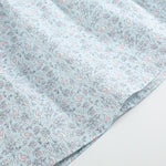 Floral Blue Dove Smocked Flutter Dress - Lil Cactus