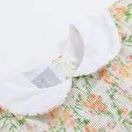 Floral Smocked Collared Bubble Romper - Lil Cactus