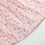 Floral Strawberry Smocked Flutter Dress - Lil Cactus