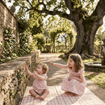 Floral Strawberry Smocked Flutter Romper - Lil Cactus