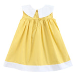Golden Wheat Pumpkin Collared Dress - Lil Cactus