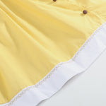 Golden Wheat Pumpkin Collared Dress - Lil Cactus