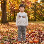 Gray Boo Applique Shirt and Pants Set - Lil Cactus