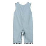 Gray Halloween Smocked Overalls - Lil Cactus