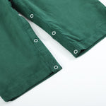 Green Christmas Smocked Overalls - Lil Cactus