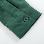 Green Corduroy Santa Dress Shirt - Lil Cactus