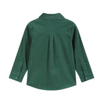 Green Corduroy Santa Dress Shirt - Lil Cactus