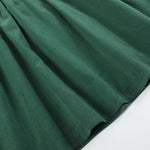 Green Corduroy Santa Smocked Dress - Lil Cactus