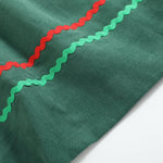 Green Corduroy Smocked Bishop Dress - Lil Cactus