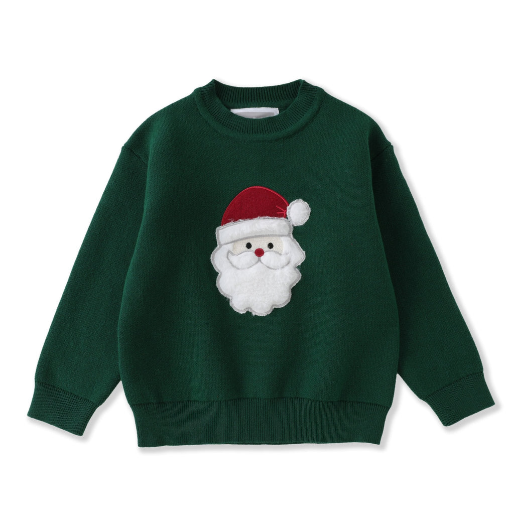 Green Santa Christmas Sweater - Lil Cactus