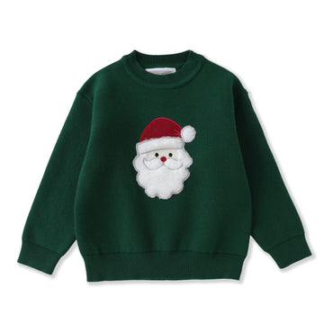 Green Santa Christmas Sweater - Lil Cactus