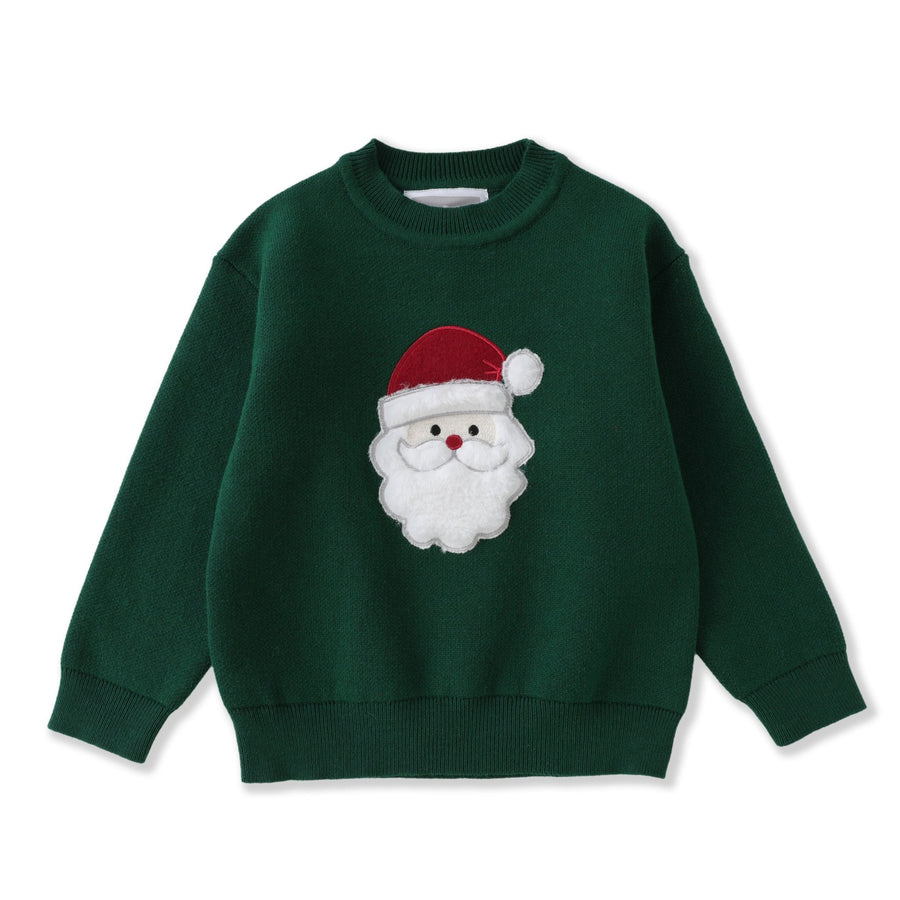 Green Santa Christmas Sweater - Lil Cactus