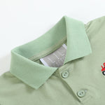 Green Tractor Golf Shirt - Lil Cactus