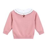 Heirloom Pink Roses Collared Sweater - Lil Cactus