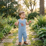 Heritage Blue Puppy Dog Longalls - Lil Cactus