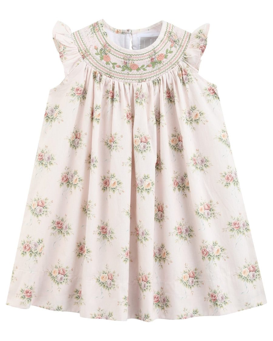 Heritage Custom Rose Smocked Bishop Dress - Lil Cactus