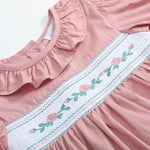 Heritage Rose Ruffle Smocked Dress - Lil Cactus