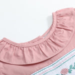 Heritage Rose Ruffle Smocked Playsuit - Lil Cactus
