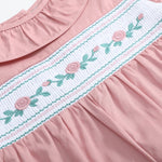 Heritage Rose Ruffle Smocked Playsuit - Lil Cactus