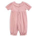 Heritage Rose Ruffle Smocked Playsuit - Lil Cactus