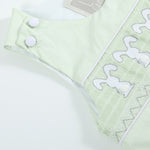 Honeydew Green Bunny Smocked Shortalls - Lil Cactus