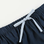 Light Blue and Dark Blue Ribbon Dress and Bloomers - Lil Cactus