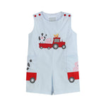 Light Blue Barnyard Pocket Shortalls - Lil Cactus