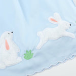 Light Blue Bunny and Flowers Dress - Lil Cactus