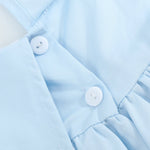 Light Blue Bunny and Flowers Dress - Lil Cactus