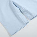 Light Blue Crosses Smocked Overalls - Lil Cactus