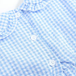 Light Blue Gingham Smocked Dress - Lil Cactus