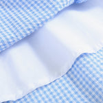 Light Blue Gingham Smocked Dress - Lil Cactus