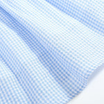 Light Blue Gingham Smocked Dress - Lil Cactus