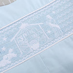 Light Blue Nativity Overalls - Lil Cactus