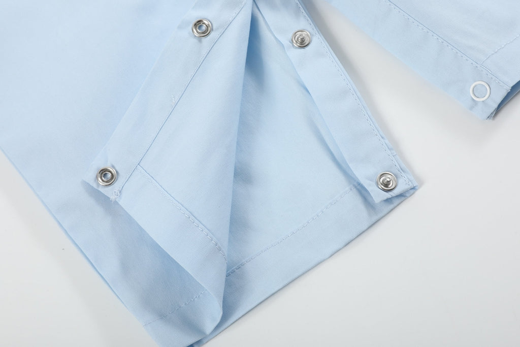 Light Blue Nativity Overalls - Lil Cactus