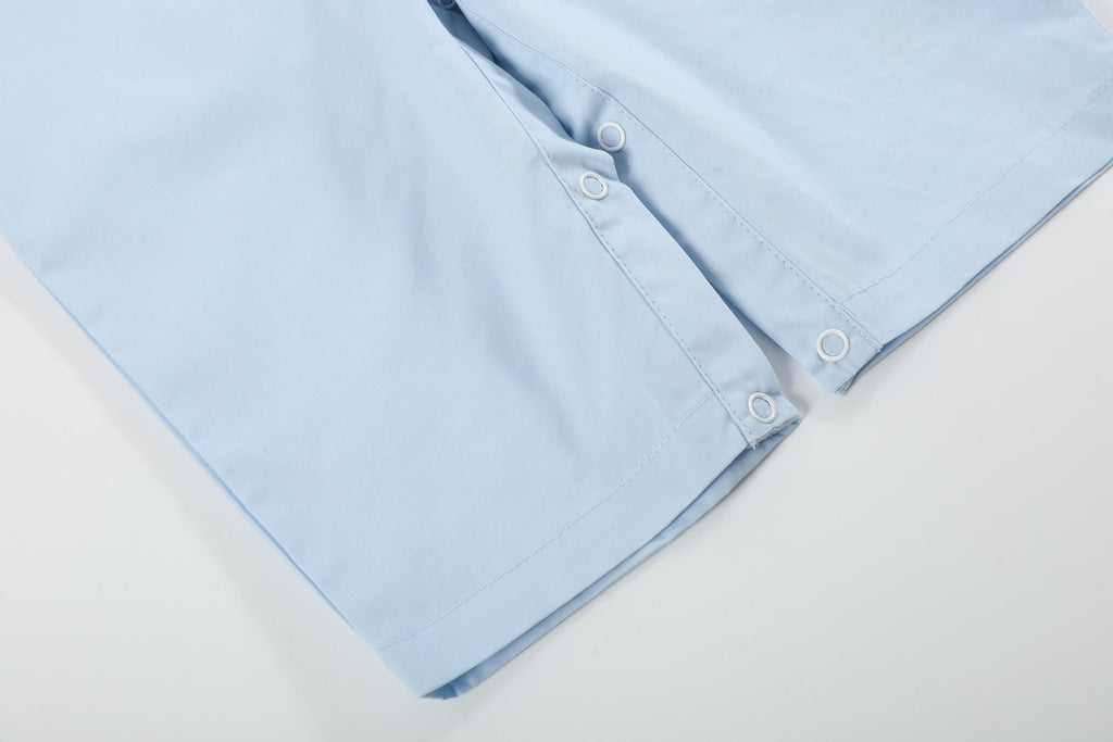 Light Blue Nativity Overalls - Lil Cactus