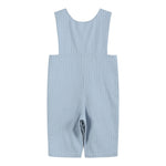 Light Blue Pinstripe Smocked Jon Jons - Lil Cactus