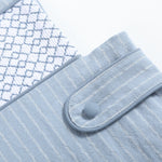 Light Blue Pinstripe Smocked Jon Jons - Lil Cactus