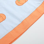 Light Blue Pumpkin Applique Collared Dress - Lil Cactus