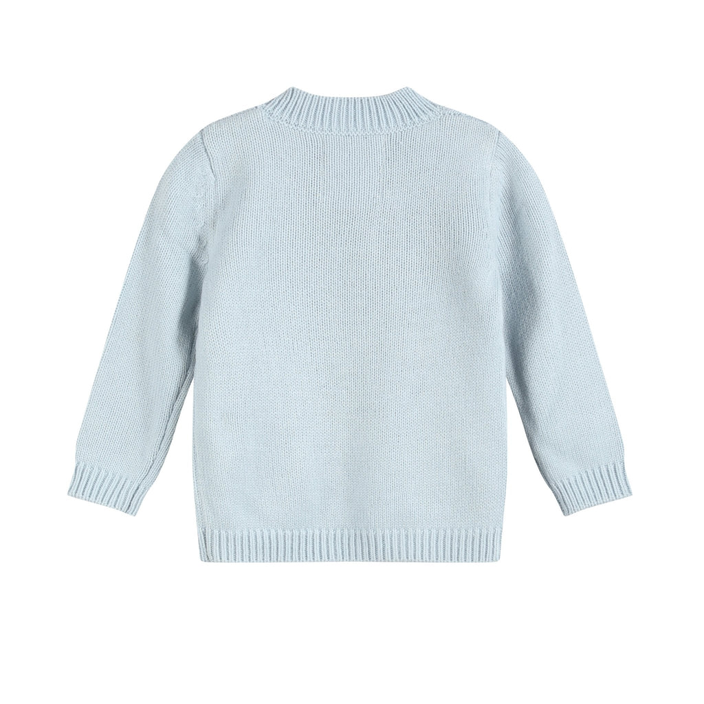 Light Blue Pumpkin Girls Cardigan - Lil Cactus